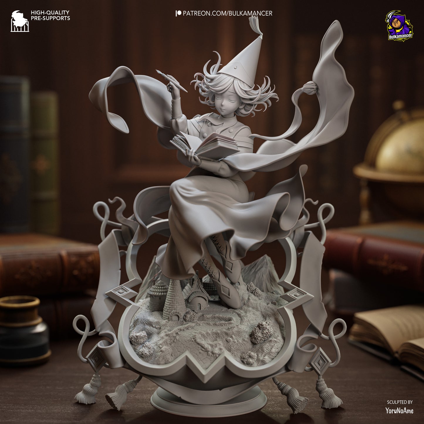 Book-Wielding Storybook Witch