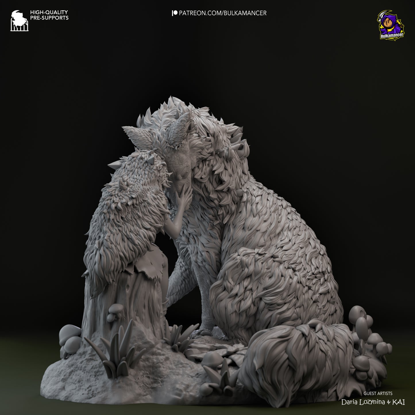 Wolf-Raised Forest Maiden