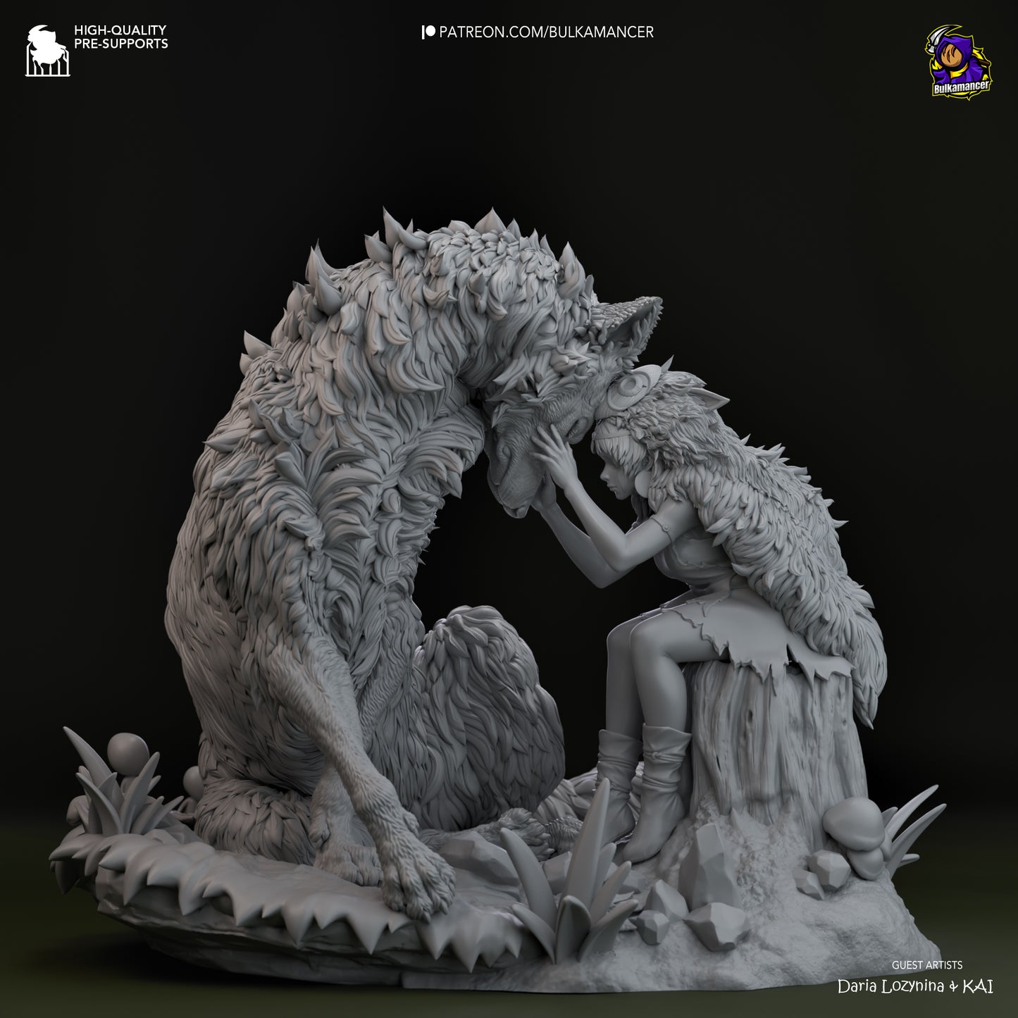 Wolf-Raised Forest Maiden