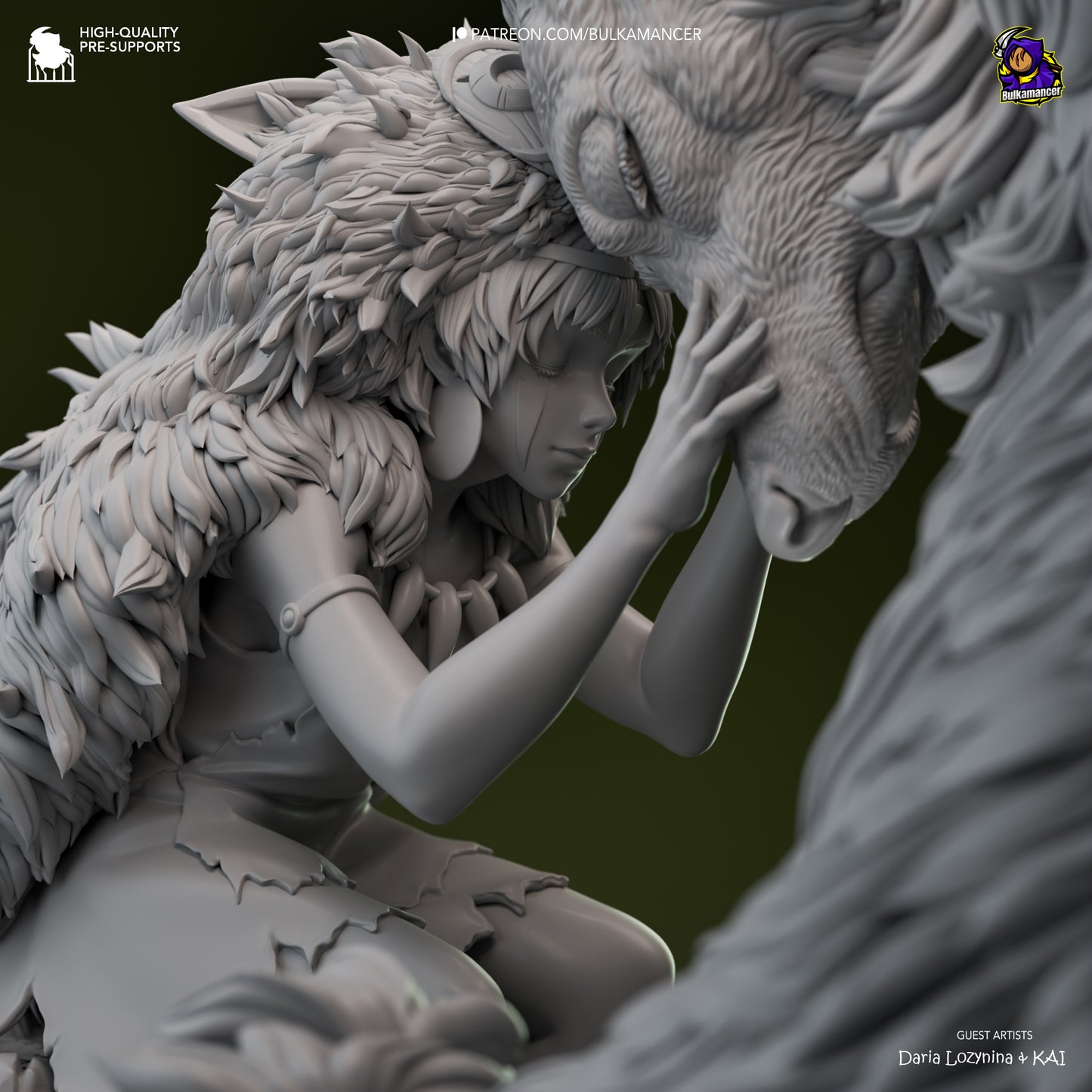 Wolf-Raised Forest Maiden