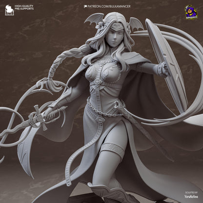 Regal Fantasy Shield Maiden | Resin Garage Kit | Unpainted Figure