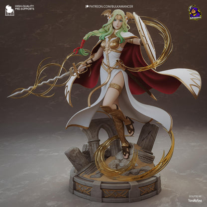 Regal Fantasy Shield Maiden | Resin Garage Kit | Unpainted Figure