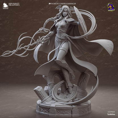 Regal Fantasy Shield Maiden | Resin Garage Kit | Unpainted Figure