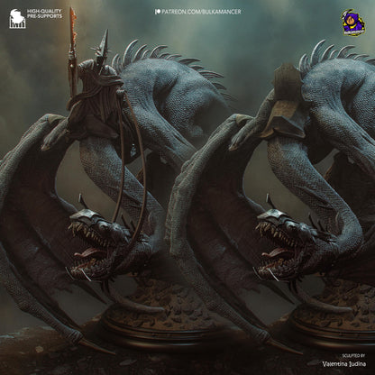 Dark Crowned Dragon Wraith