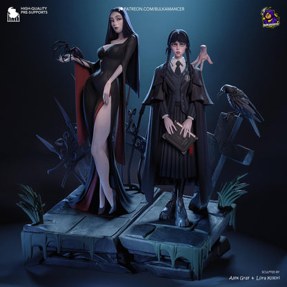 Gothic Mother & Daughter Duo