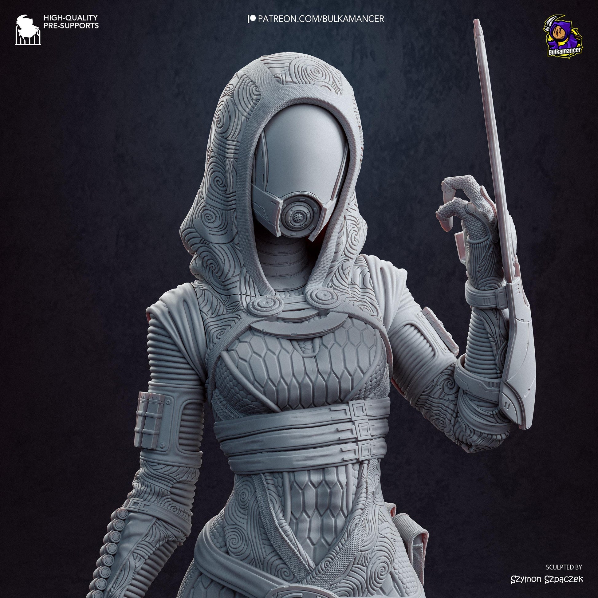Hooded Sci-Fi Engineer