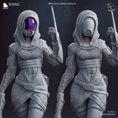 Hooded Sci-Fi Engineer