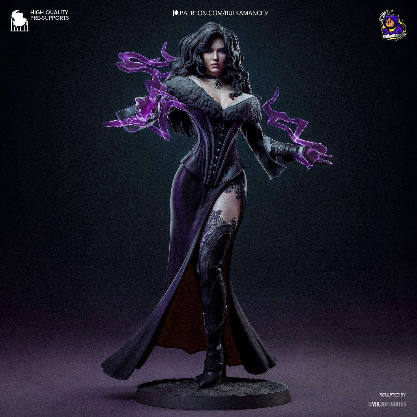 Raven-Haired Sorceress