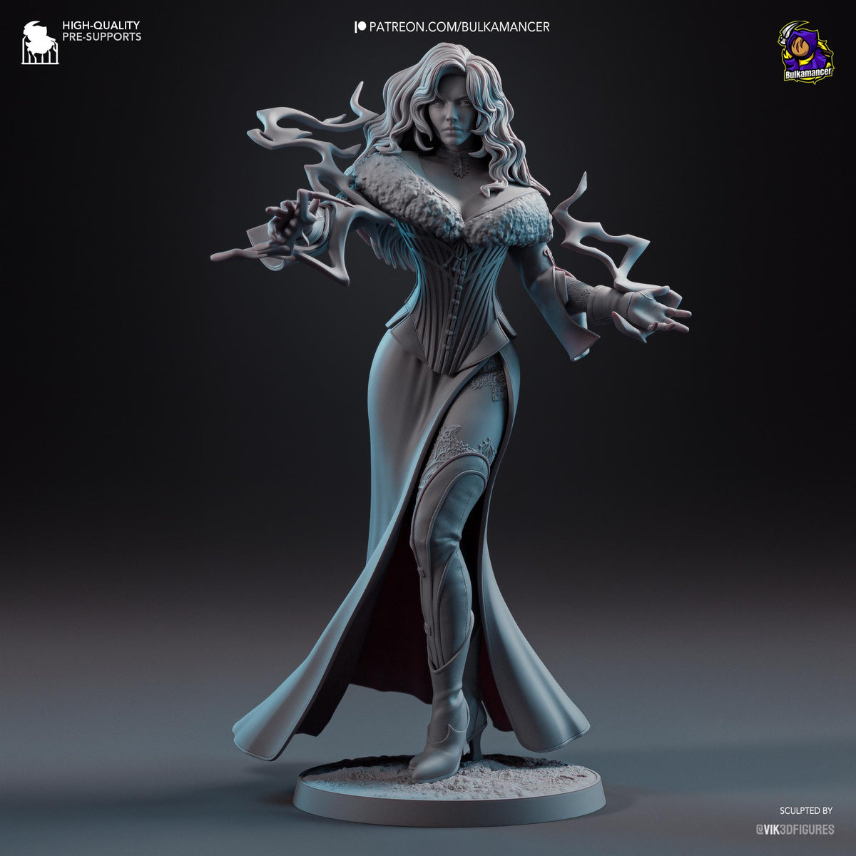 Raven-Haired Sorceress