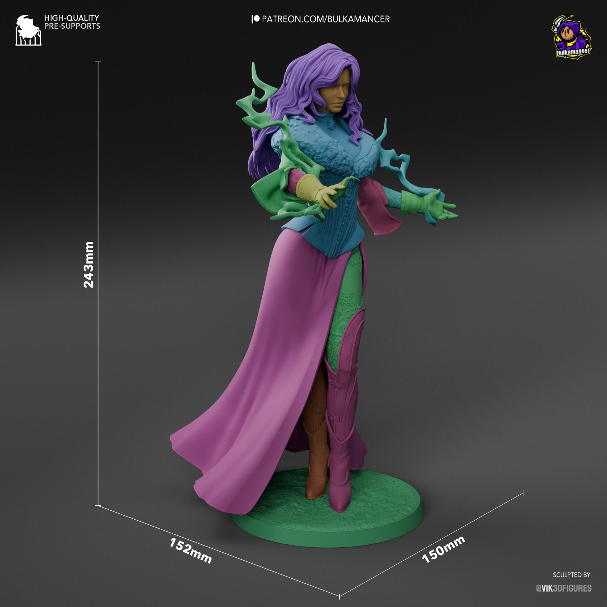 Raven-Haired Sorceress