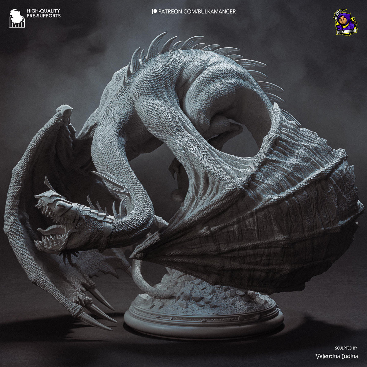 Dark Crowned Dragon Wraith