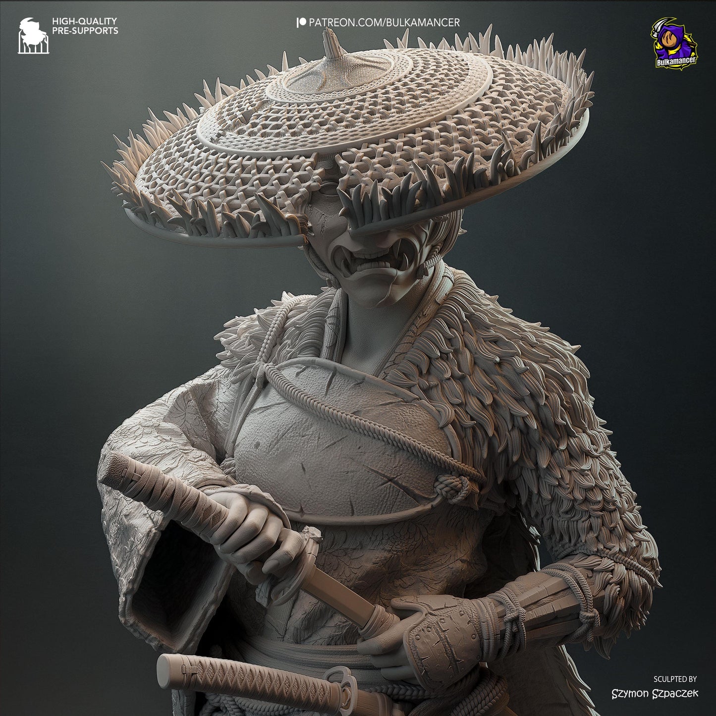 Masked Ronin Samurai Figure