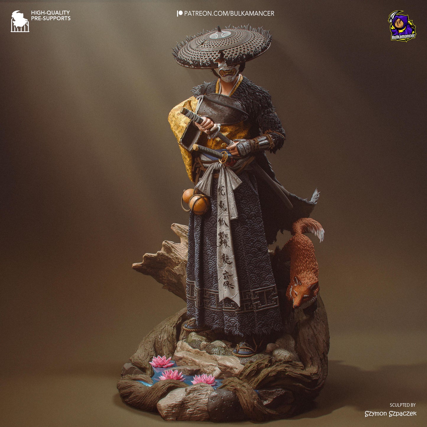 Masked Ronin Samurai Figure