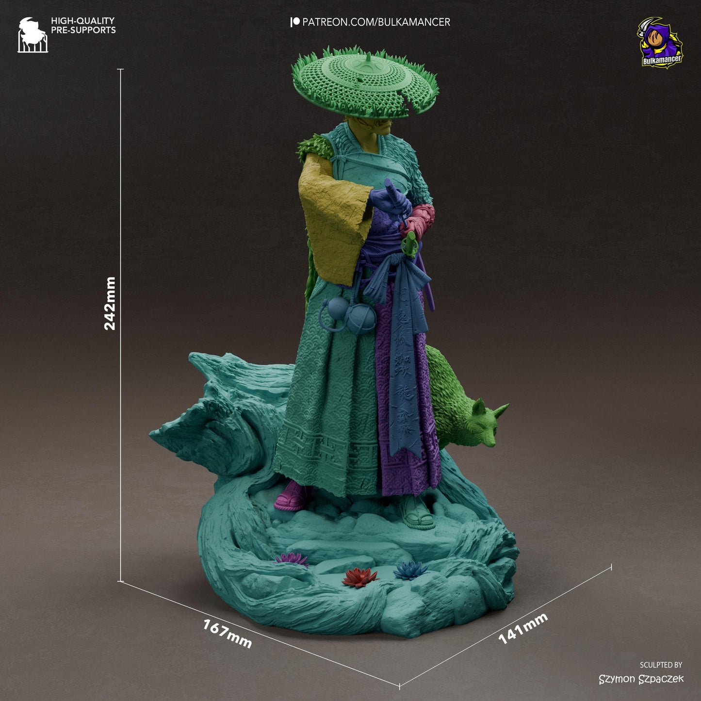 Masked Ronin Samurai Figure