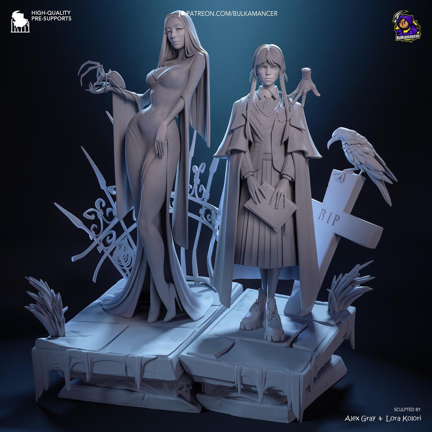 Gothic Mother & Daughter Duo