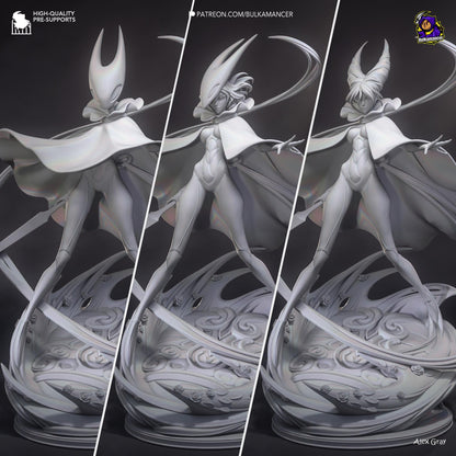 Masked Needle-Wielding Cloaked Huntress