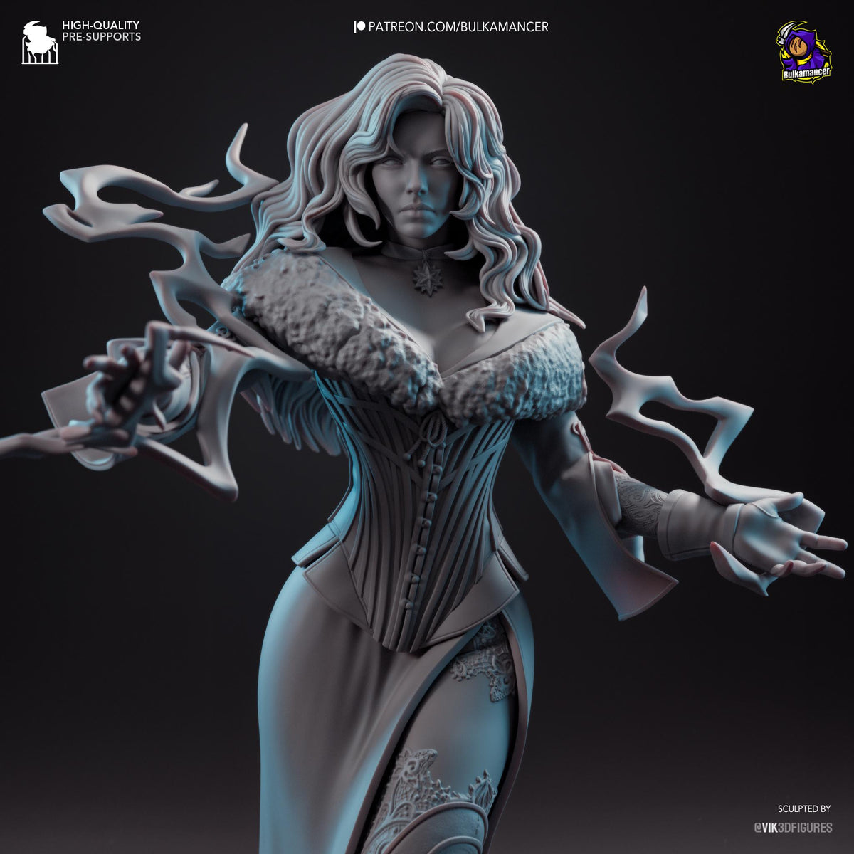Raven-Haired Sorceress