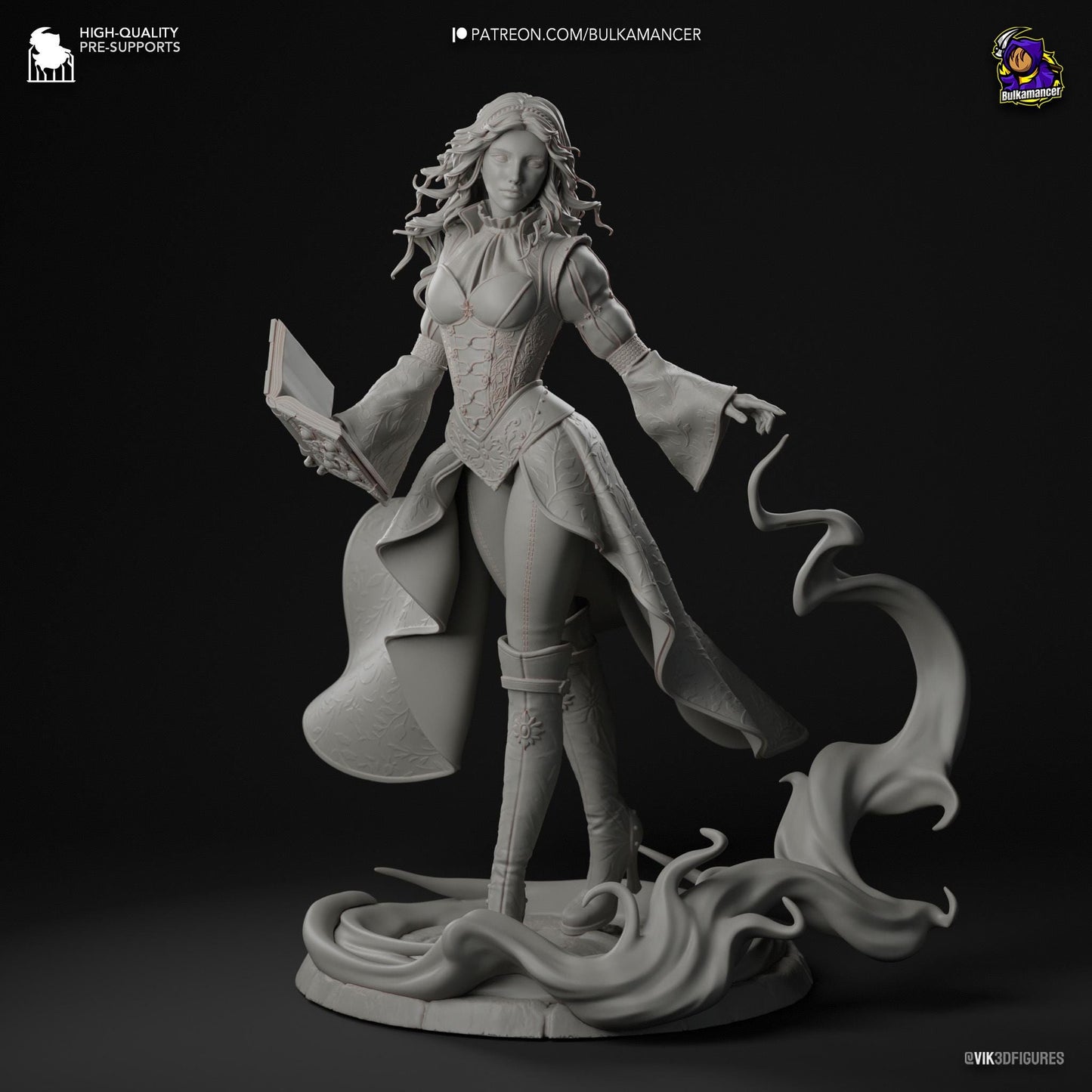 Red-Haired Spellbook Mage