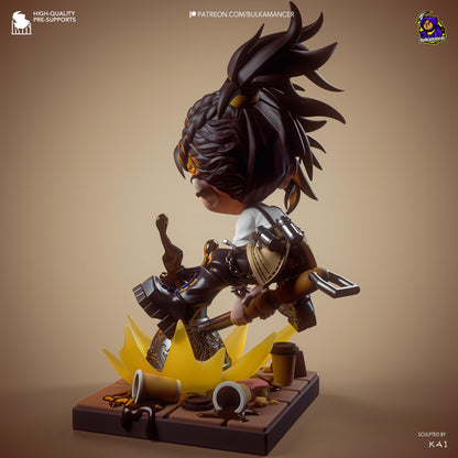 Chibi Mokka Coffee Burst | Unbreadable | Resin Garage Kit | Unpainted Figure