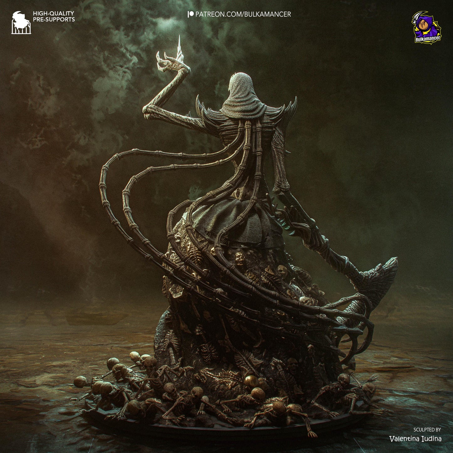 Dark Fantasy Bone Queen