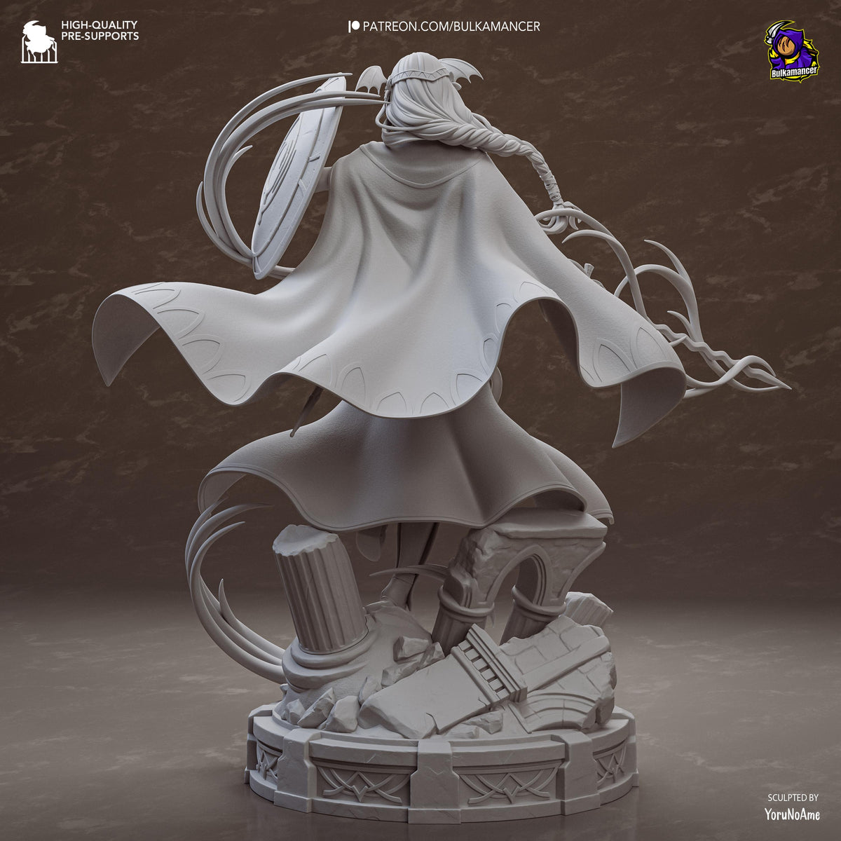 Regal Fantasy Shield Maiden | Resin Garage Kit | Unpainted Figure