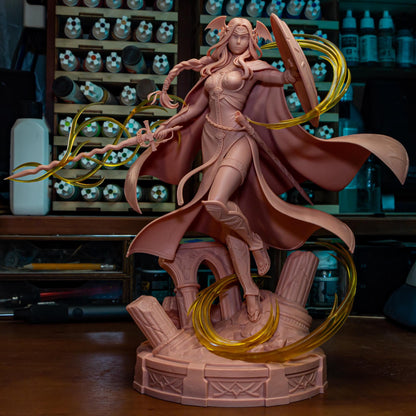Regal Fantasy Shield Maiden | Resin Garage Kit | Unpainted Figure