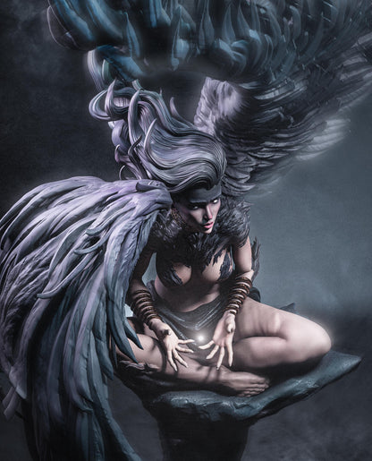 Sphinx Winged Guardian | Resin Garage Kit | Unpainted Figure