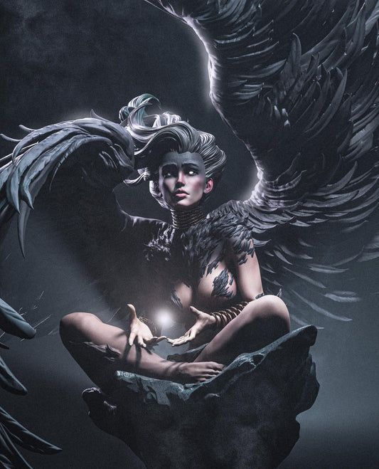 Sphinx Winged Guardian | Resin Garage Kit | Unpainted Figure