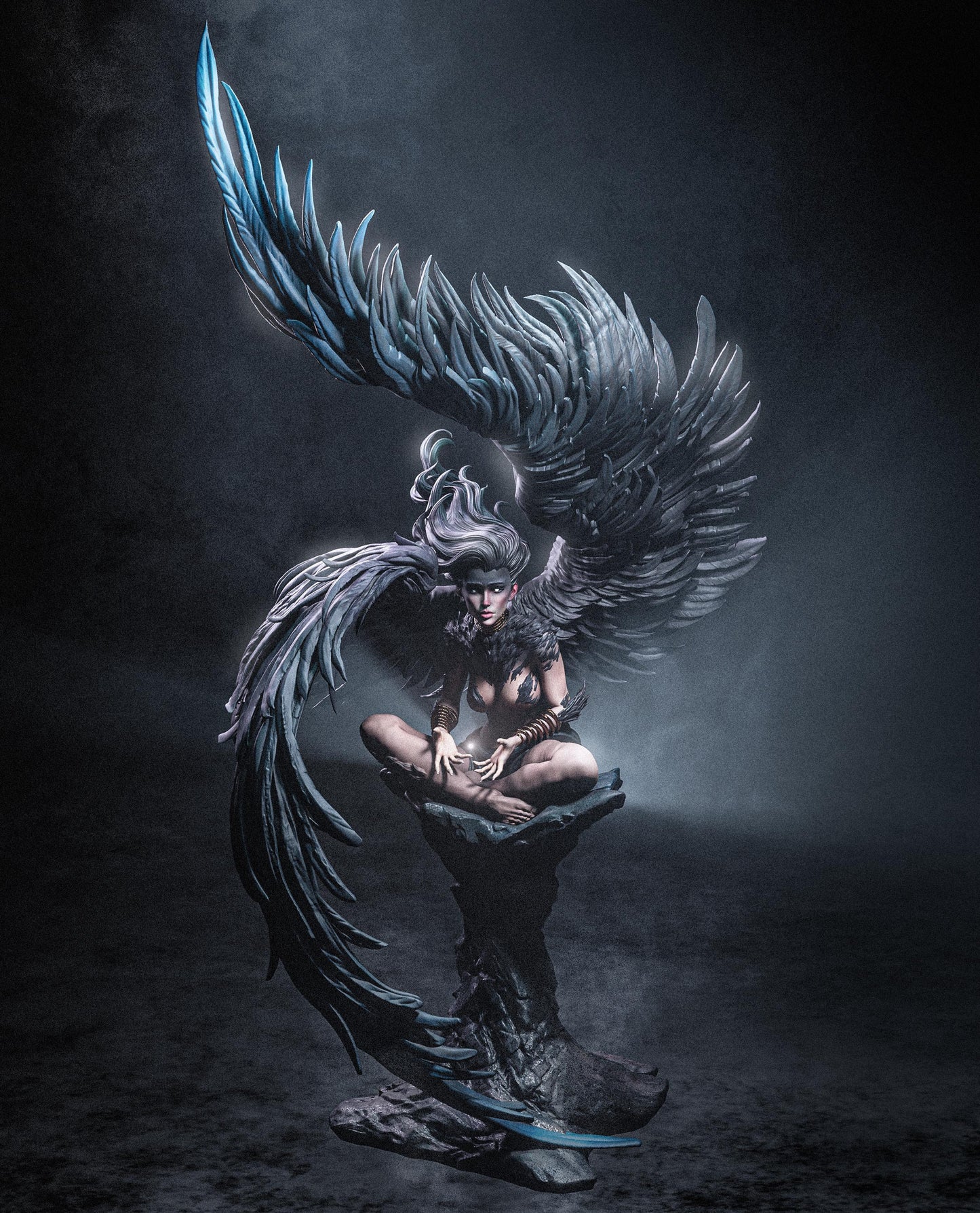 Sphinx Winged Guardian | Resin Garage Kit | Unpainted Figure