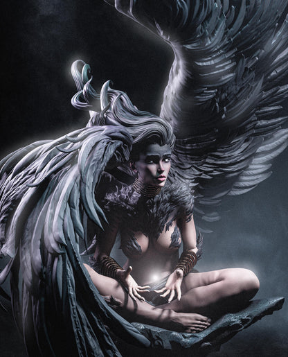 Sphinx Winged Guardian | Resin Garage Kit | Unpainted Figure