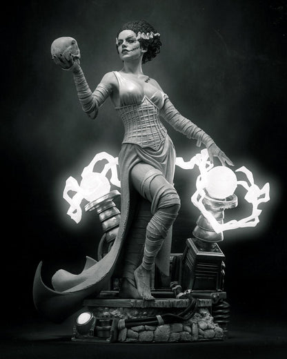 Reanimated Gothic Lab Bride | Resin Garage Kit | Unpainted Figure