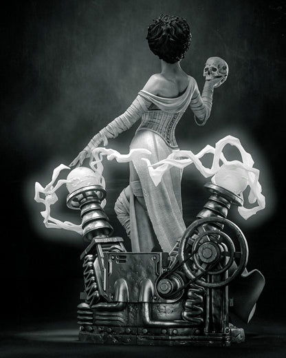 Reanimated Gothic Lab Bride | Resin Garage Kit | Unpainted Figure