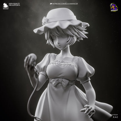 Blue-Dressed Pocket-Watch Dreamer | Resin Garage Kit | Unpainted Figure