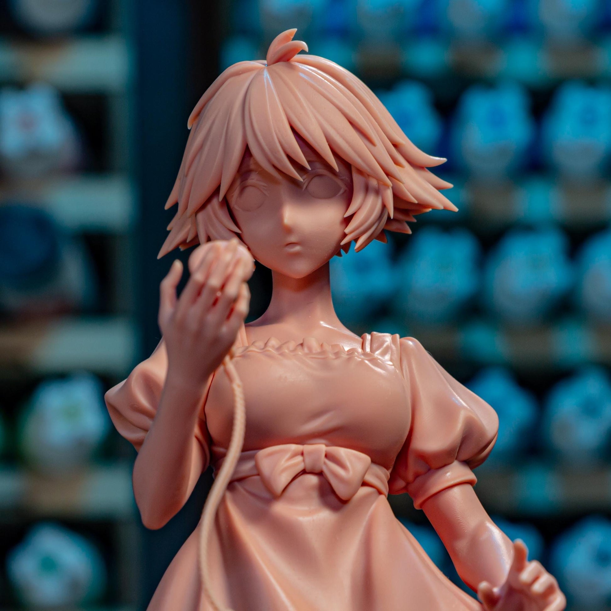 Blue-Dressed Pocket-Watch Dreamer | Resin Garage Kit | Unpainted Figure