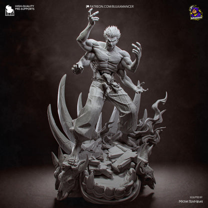 Four-Armed Infernal Warlord | Resin Garage Kit | Unpainted Figure