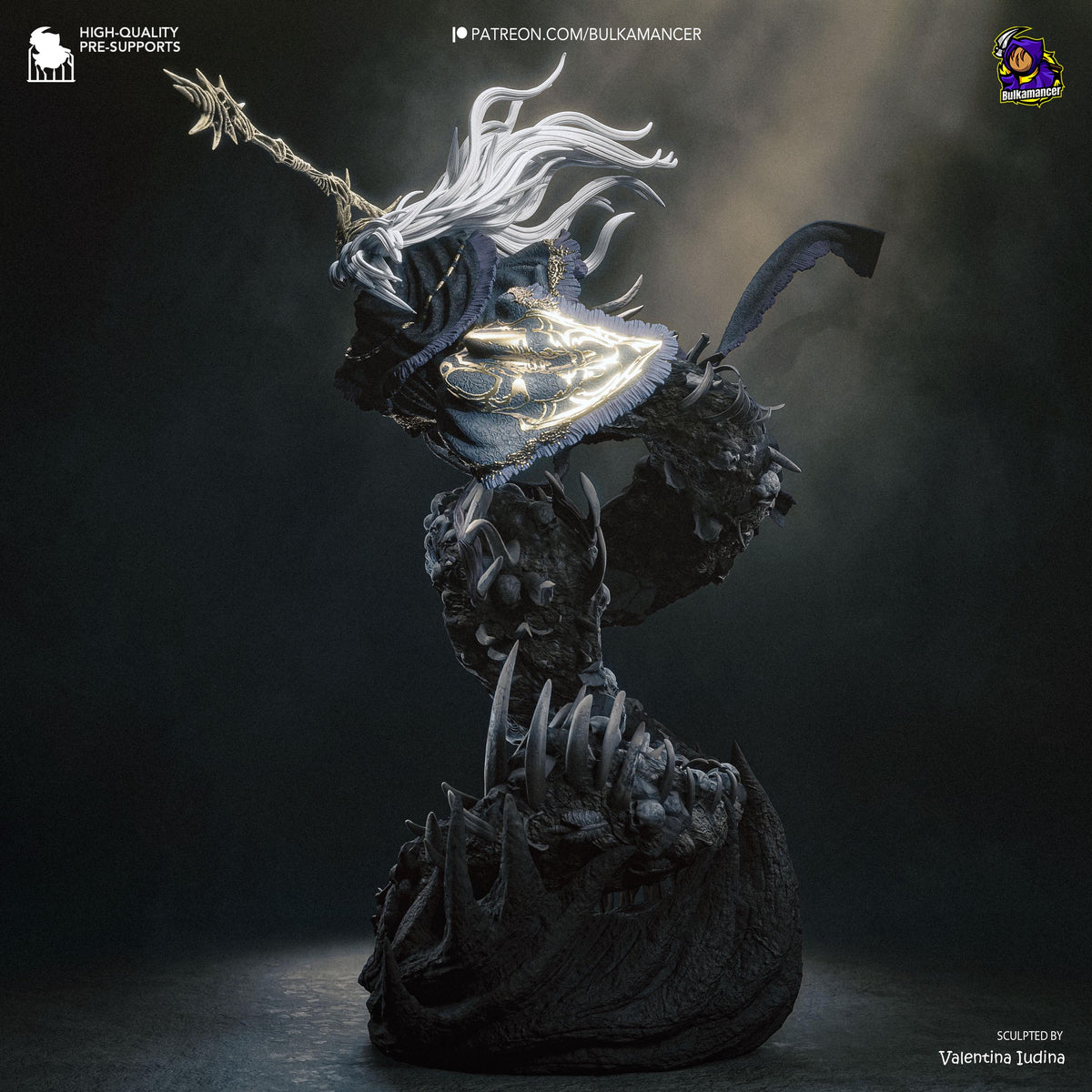 Masked Bone-Spear Devourer | Resin Garage Kit | Unpainted Figure