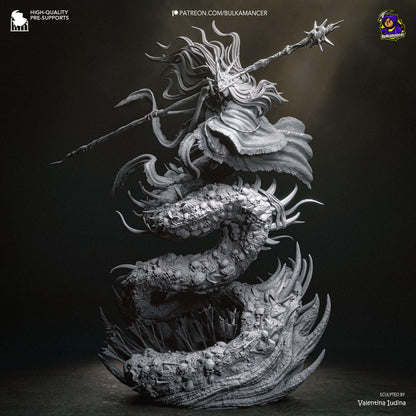 Masked Bone-Spear Devourer | Resin Garage Kit | Unpainted Figure