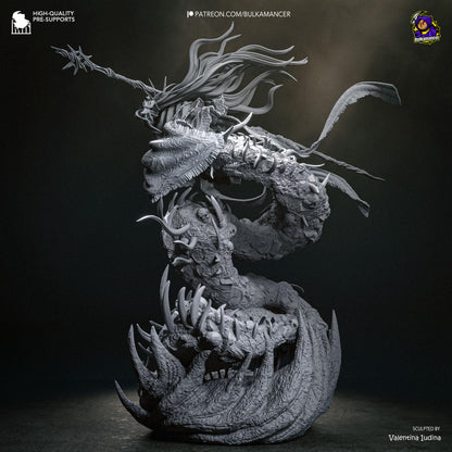Masked Bone-Spear Devourer | Resin Garage Kit | Unpainted Figure
