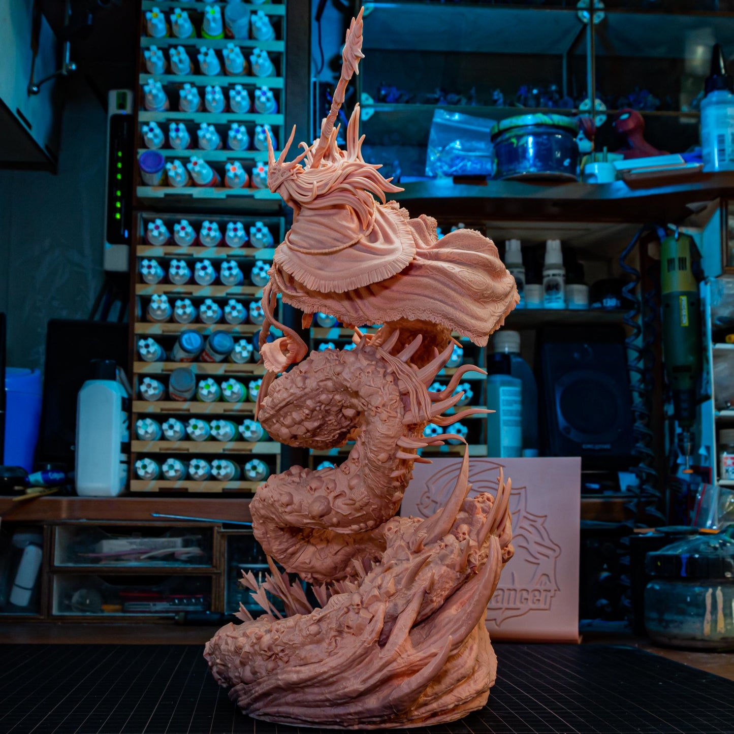 Masked Bone-Spear Devourer | Resin Garage Kit | Unpainted Figure