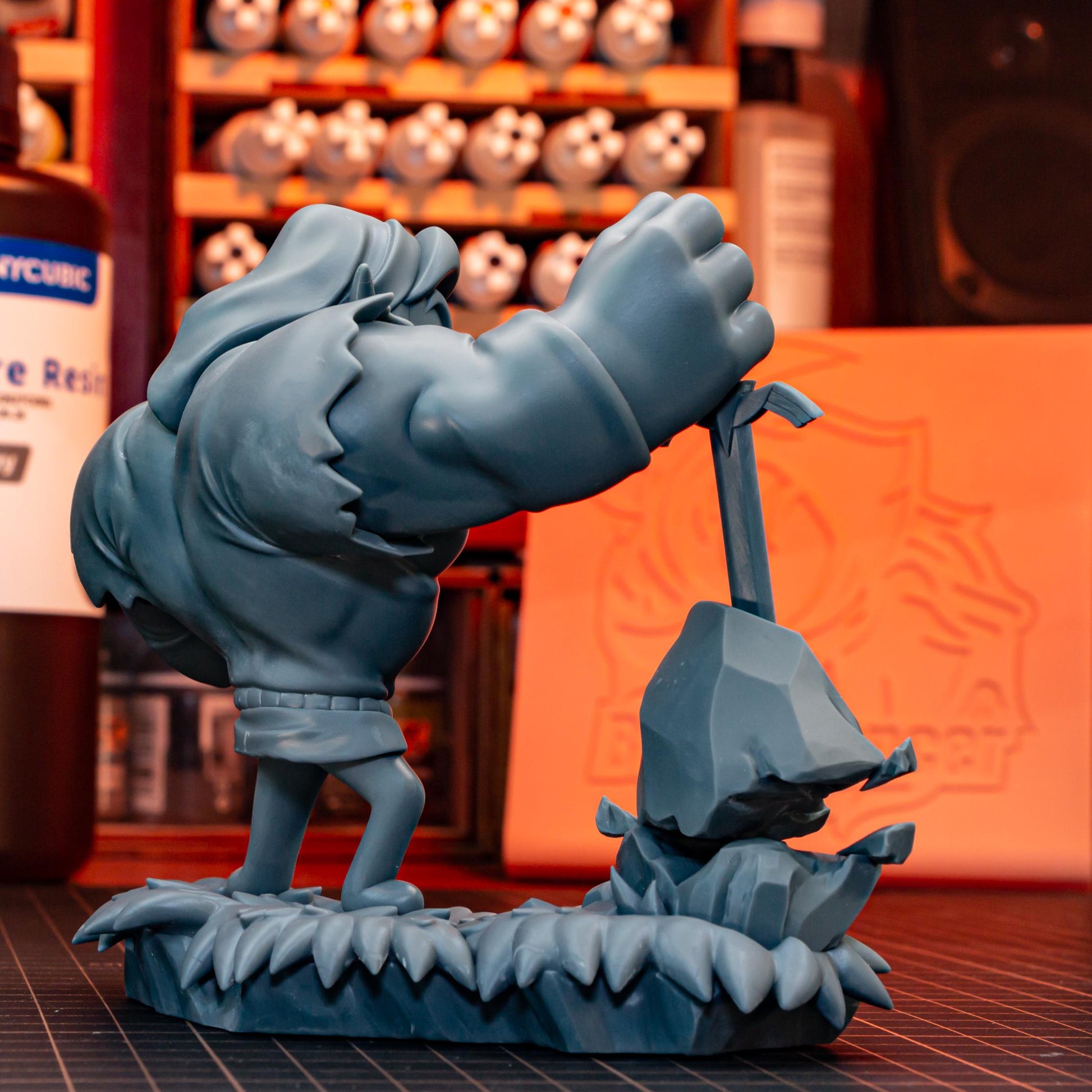 Square-Jawed Forest Strongman | Resin Garage Kit | Unpainted Figure
