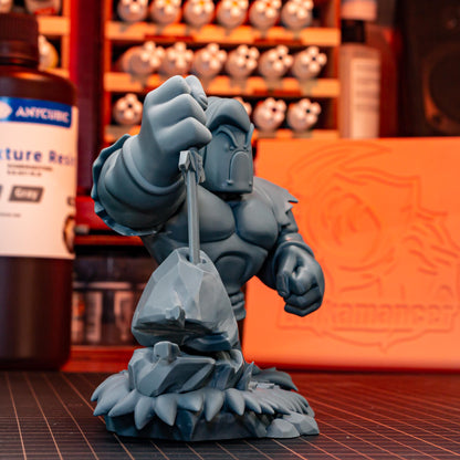 Square-Jawed Forest Strongman | Resin Garage Kit | Unpainted Figure