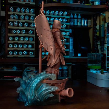 Hooded Pirate Blade Raider | Resin Garage Kit | Unpainted Figure
