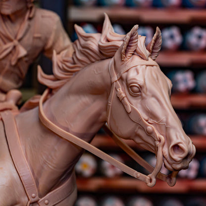 Mounted Frontier Gunslinger | Resin Garage Kit | Unpainted Figure