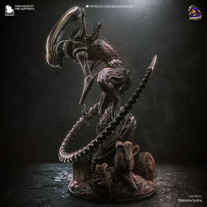 Long-Tailed Biomechanical Stalker | Resin Garage Kit | Unpainted Figure