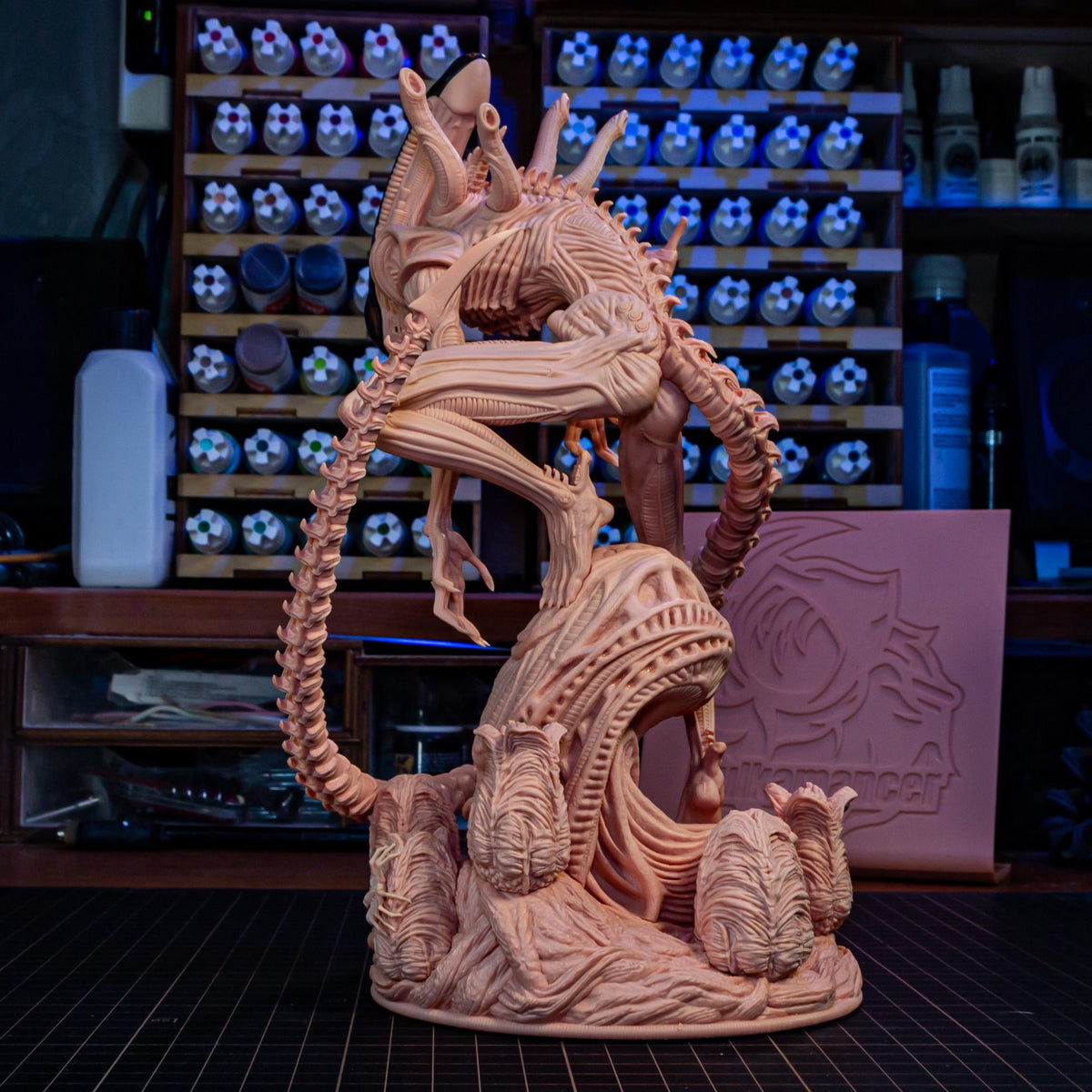 Long-Tailed Biomechanical Stalker | Resin Garage Kit | Unpainted Figure