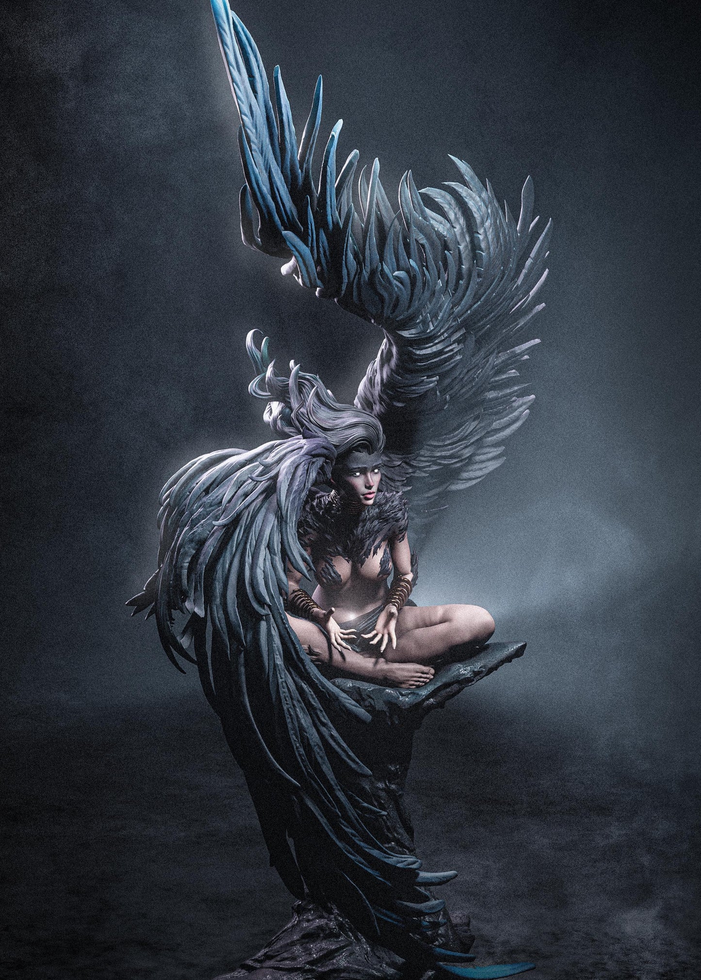 Sphinx Winged Guardian | Resin Garage Kit | Unpainted Figure