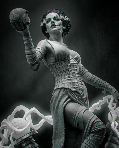 Reanimated Gothic Lab Bride | Resin Garage Kit | Unpainted Figure