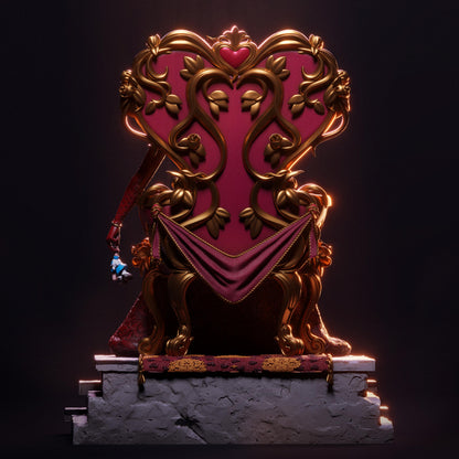 Queen of Hearts | Alice in Wonderland | Resin Garage Kit | Unpainted Figure