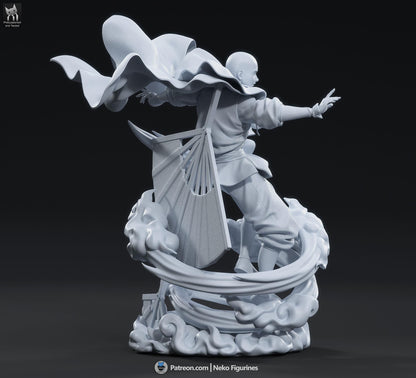 Airborne Blue-Arrow Monk | Resin Garage Kit | Unpainted Figure