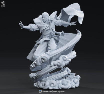 Airborne Blue-Arrow Monk | Resin Garage Kit | Unpainted Figure